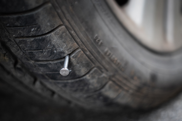 What To Do If There's a Nail in Your Tire